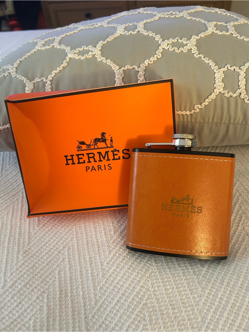 Brand New Orange Flask - Men Accessories
